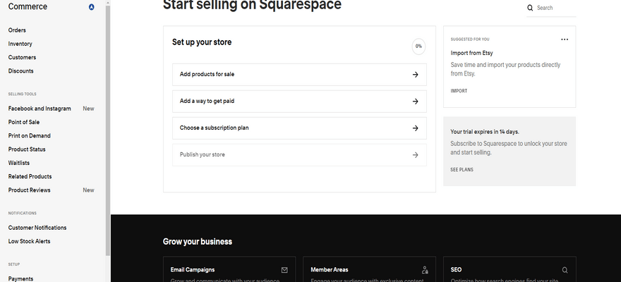 Squarespace's ecommerce setup guide