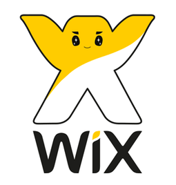 Wix logo with mascot